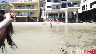 RICKYS ROOM – Ana Fox & Lacy Lennon Threesome By The Sea