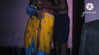 Neighbor put land in aunty’s ass. Made a very loud sound