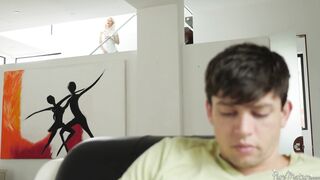 Laura Bentley Drains Her Stepson’s Cock When Hubby Leaves The House