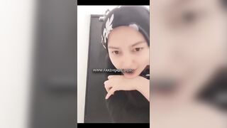 Hijaber Cantik VCS Colmek Di Toilet Umum